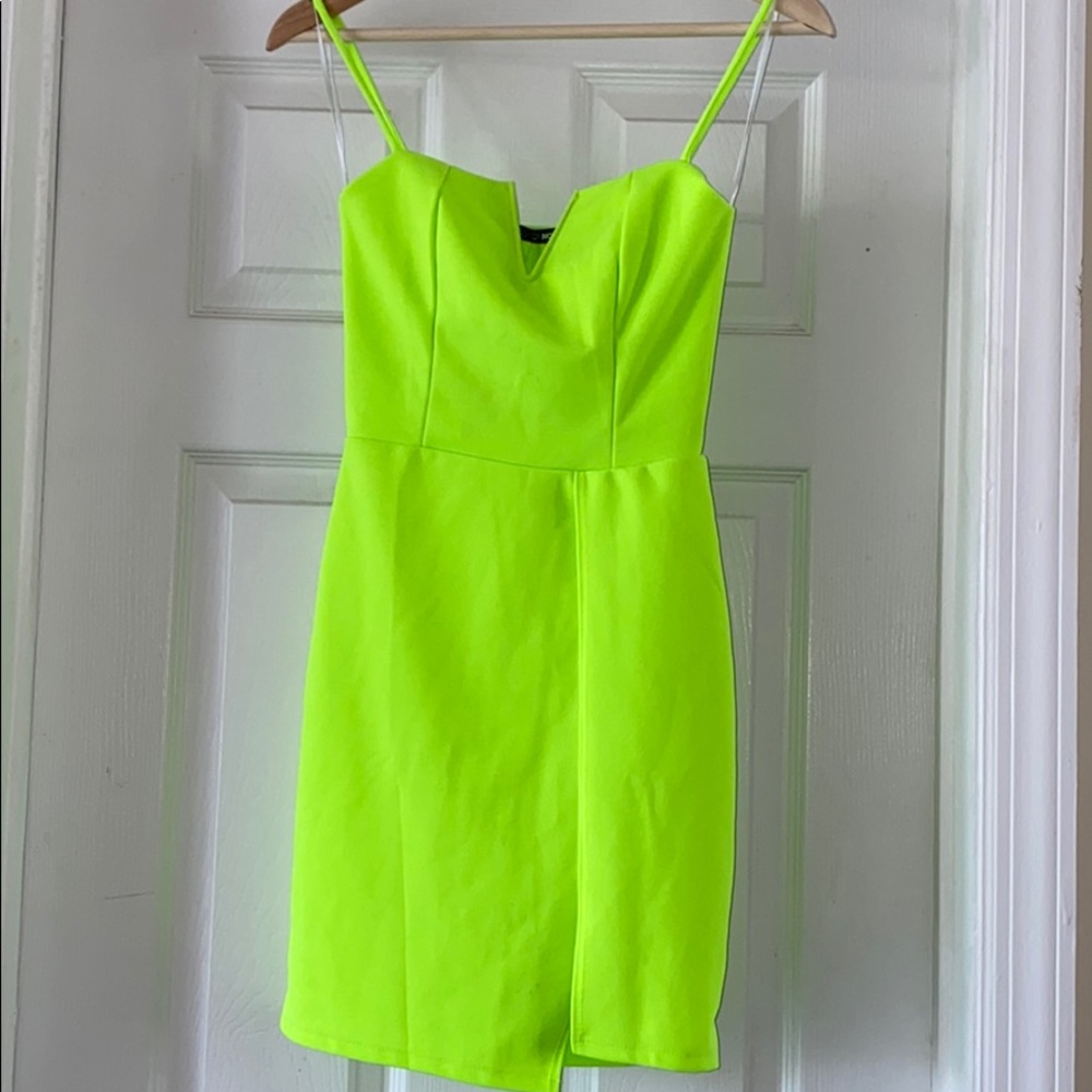 👗 Dress LIME COLOR